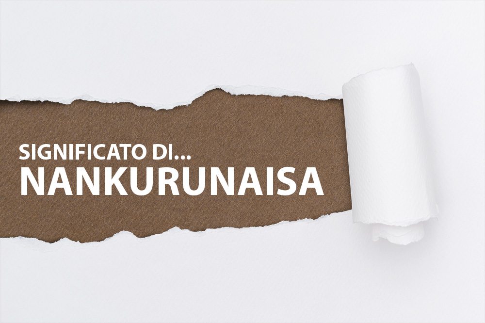 NANKURUNAISA significato - Traduzione NANKURUNAISA